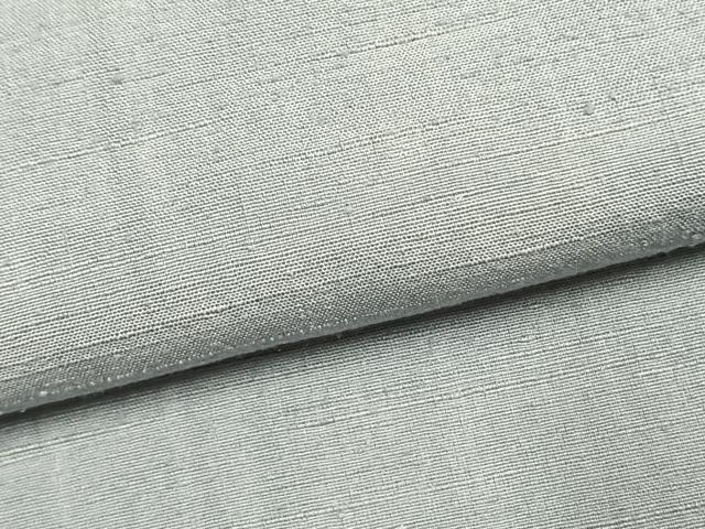 平和屋着物●結城紬 色無地 水色 正絹 逸品 AABK1572fy