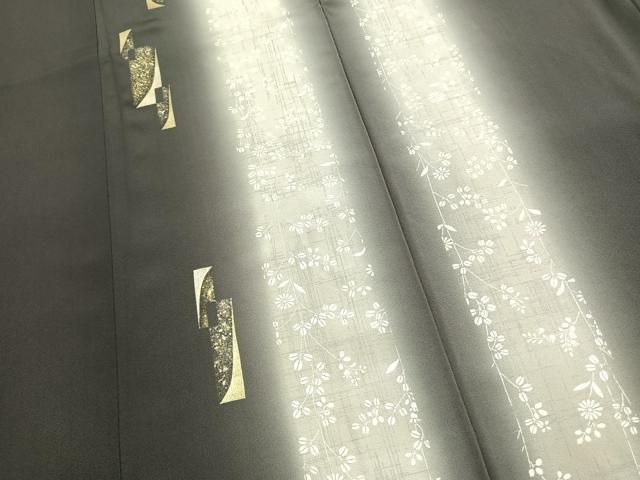平和屋着物●訪問着 色紙重ね花間道 暈し染め 金銀彩 正絹 逸品 AABK1574fy