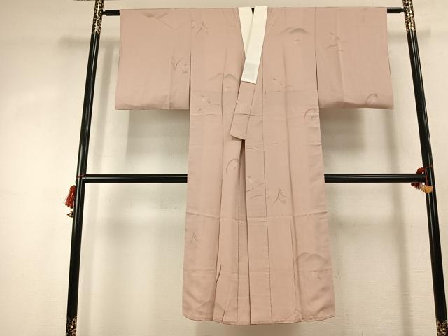 平和屋着物●長襦袢 袷 作家物 兎 わらべ唄 正絹 逸品 AABK1576fy