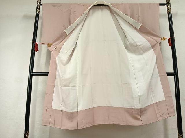 平和屋着物●長襦袢 袷 作家物 兎 わらべ唄 正絹 逸品 AABK1576fy