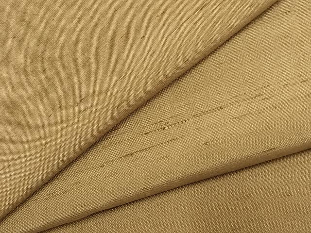 平和屋着物●上質な紬 色無地 桑染色 正絹 逸品 AABK1577fy