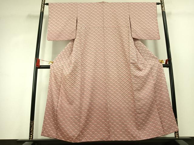平和屋着物●訪問着 雪芝文 金彩 正絹 逸品 AABK1585fy