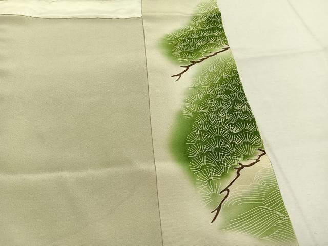 平和屋着物▼豪華色留袖 枝松文 暈し染め 金彩 正絹 逸品 未使用 AABK1587fy