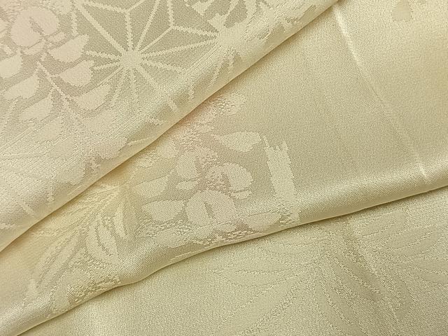 平和屋着物●長襦袢 無双仕立て 草花地紋 暈し染め 正絹 逸品 AABK1593fy