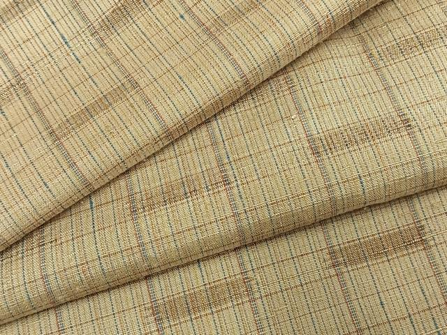平和屋着物●上質な紬 間道 正絹 逸品 AABK1600fy