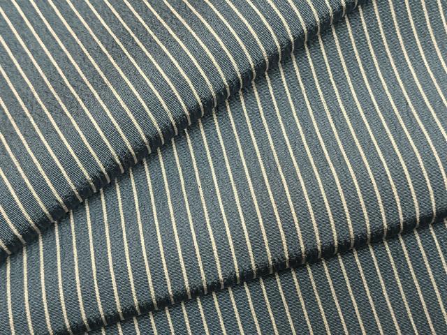 平和屋着物●上質な小紋 縞 正絹 逸品 AABK1616fy