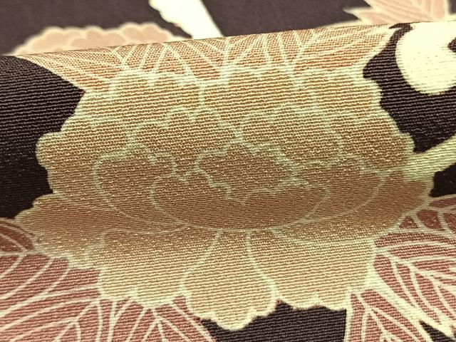 平和屋着物●豪華色留袖 花唐草文 正絹 逸品 AABK1658fy