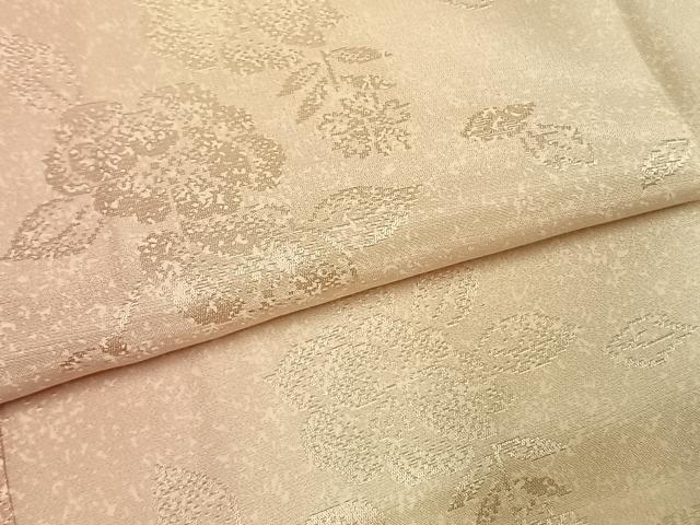 平和屋着物●長襦袢 無双仕立て 草花地紋 暈し染め 正絹 逸品 未使用 AABK1671fy