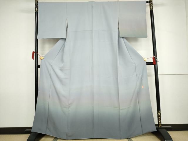 平和屋着物●一蔵コレクション 訪問着 霞文 暈し染め 正絹 逸品 AABK1692cs