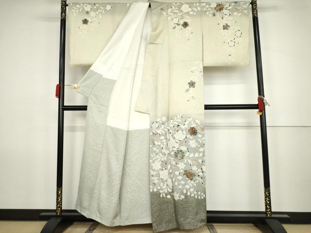 平和屋着物●訪問着 辻が花 暈し染め 正絹 逸品 AABK1750cs