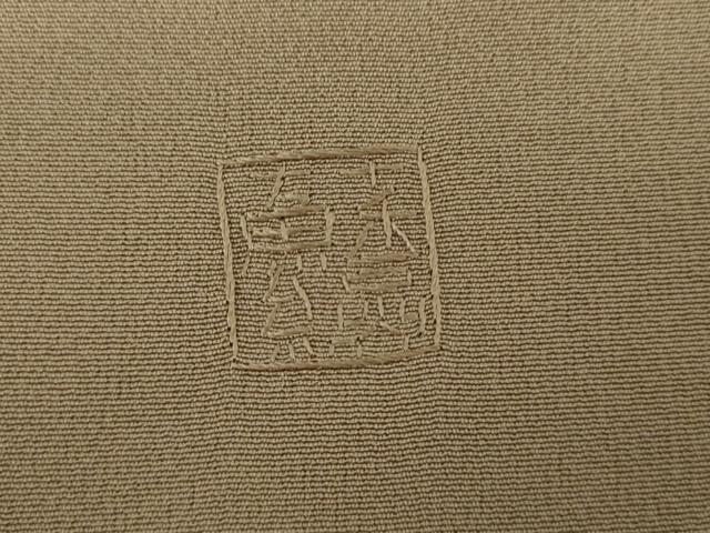 平和屋着物●中国三大刺繍 スワトウ刺繍 汕頭刺繍 総刺繍 蘇州刺繍 訪問着 正倉院花文 暈し染め 金糸 正絹 逸品 AABK1762cs