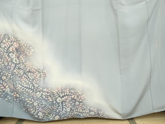 平和屋着物●越後十日町の一流染匠 桐屋・翠山工房 訪問着 辻が花 暈し染め やまと誂製 正絹 逸品 AABK1774cs