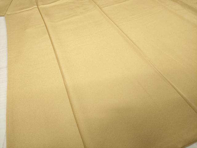 平和屋着物●上質な色無地 飴色 正絹 逸品 AABK1890ck