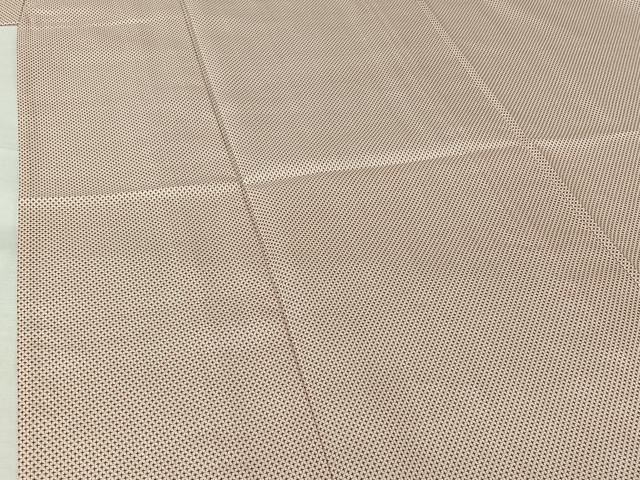 平和屋着物▽上質な紬 単衣 十字絣 正絹 逸品 AABK1935jh