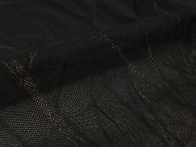 平和屋着物▽羽織 スリーシーズン 春夏秋 塵除け 草葉文 正絹 逸品 未使用 AABK1955jh