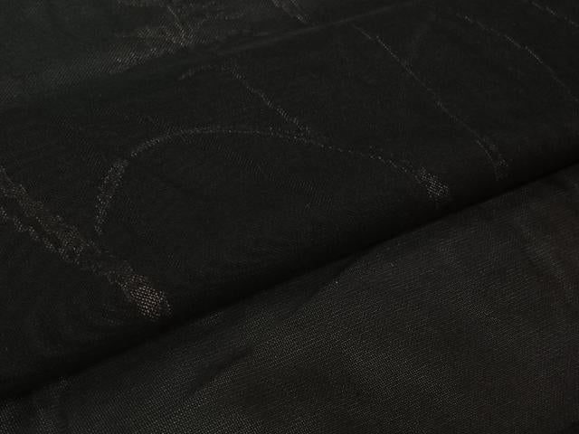 平和屋着物▽羽織 スリーシーズン 春夏秋 塵除け 草葉文 正絹 逸品 未使用 AABK1955jh