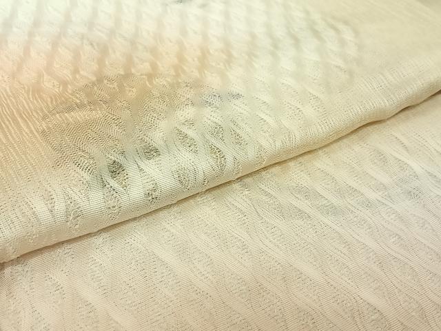 平和屋着物▽訪問着 紗袷 紗×絽 手描き 流水花丸文 銀彩 正絹 逸品 AABK1994jh