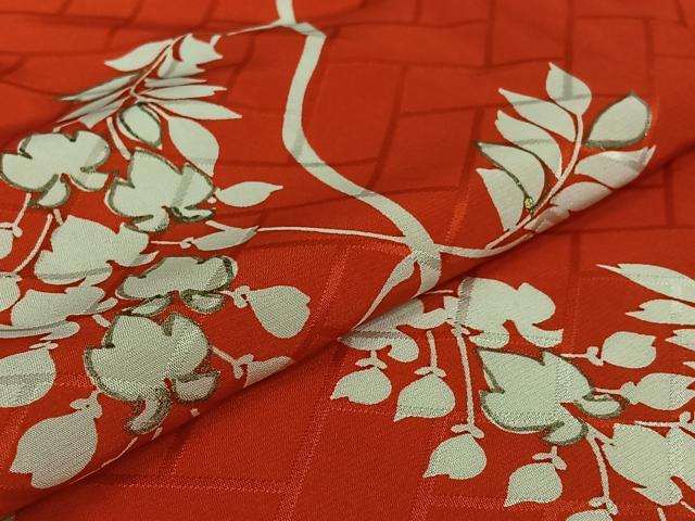 平和屋着物▽振袖 単衣 藤花房 金彩 洗える着物 AABK2019jh