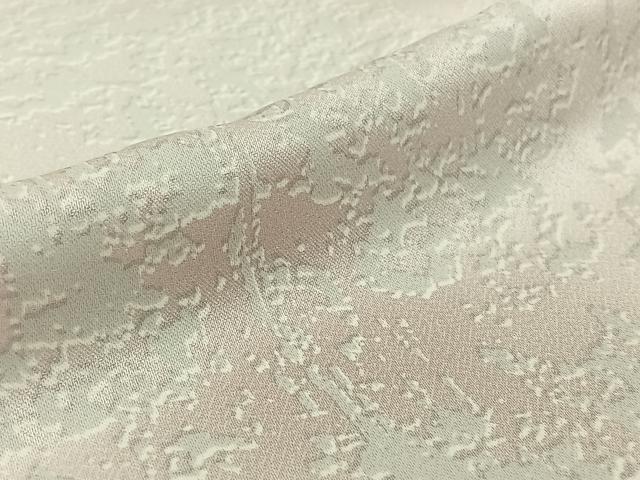 平和屋着物▽上質な小紋 単衣 霞文 正絹 逸品 AABK2078jh