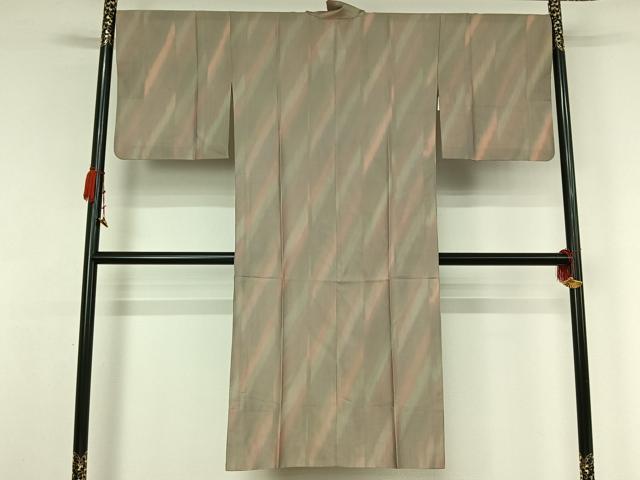 平和屋着物▽道中着 スリーシーズン 春夏秋 塵除け 霞文 ロング丈 正絹 逸品 AABK2086jh