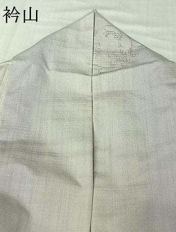 平和屋着物▽結城紬 単衣 80亀甲 草花文 やまと誂製 証紙付き 正絹 逸品 AABK2087jh