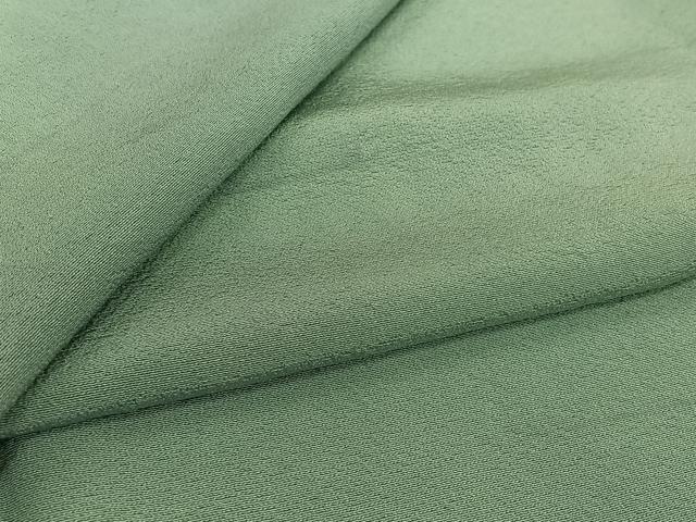 平和屋着物▽上質な小紋 単衣 霞文 正絹 逸品 AABK2108jh