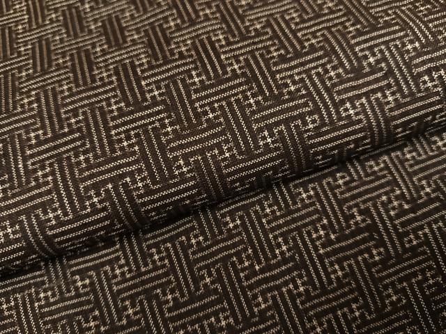 平和屋着物●本場大島紬 龍郷絣 秋名バラ 正絹 逸品 AABK2179ph