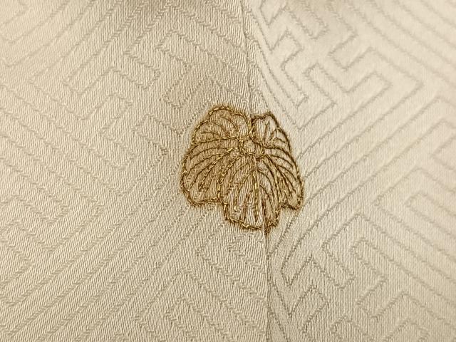 平和屋着物●訪問着 御所車吉祥草花文 金彩 正絹 逸品 AABK2201ph