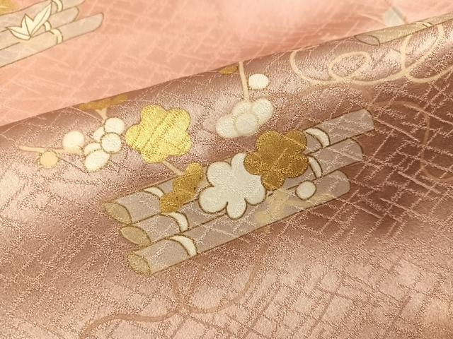 平和屋着物●訪問着 駒刺繍 花筏 金彩 大丸扱い 正絹 逸品 AABK2221ph