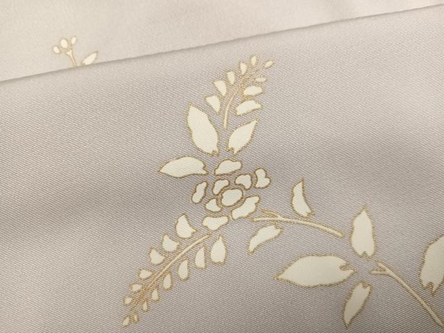 平和屋着物●訪問着 駒刺繍 草花文 金彩 正絹 逸品 AABK2252ph