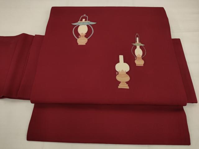 平和屋着物◎塩瀬 つけ帯 器物文 正絹 逸品 AABK2482pf