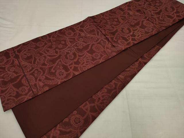 平和屋着物◎六通柄袋帯 枝梅 正絹 逸品 AABK2496pf