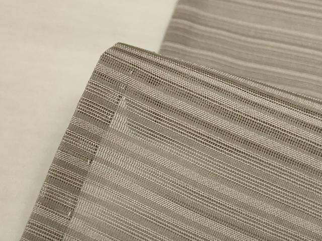 平和屋着物*夏物 銀座きしや 色無地 変わり絽 灰汁色 正絹 逸品 AABK2614jd