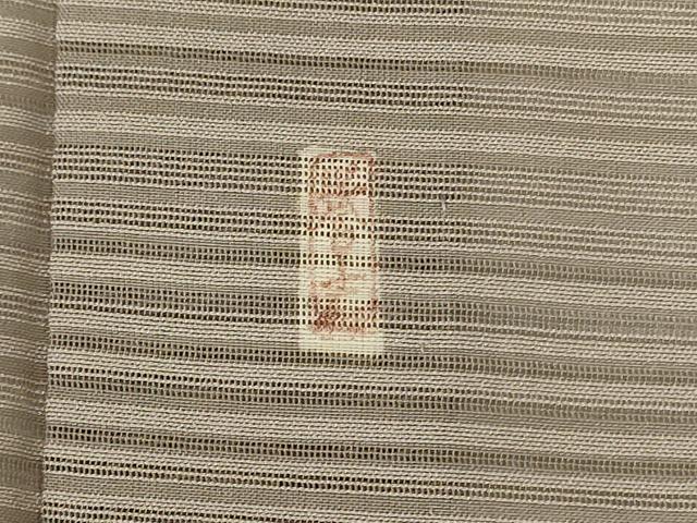 平和屋着物*夏物 銀座きしや 色無地 変わり絽 灰汁色 正絹 逸品 AABK2614jd