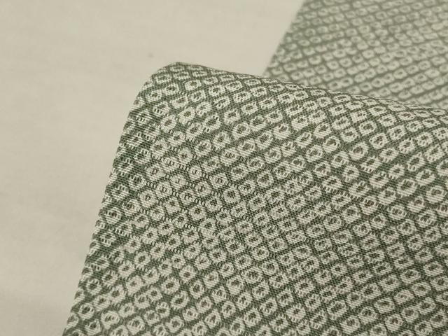平和屋着物*夏物 小紋 絽 鹿の子文様 正絹 逸品 AABK2623jd