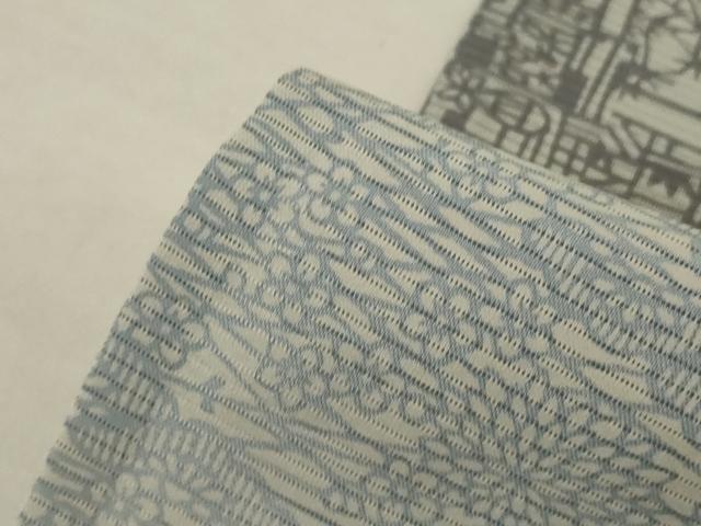 平和屋着物*夏物 訪問着 絽 型染め 道長花文 暈し染め 正絹 逸品 AABK2626jd