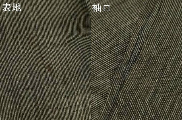 平和屋着物*夏物 男性 石川県指定無形文化財 能登上布 本麻手織上布 縞 麻 逸品 AABK2637jd