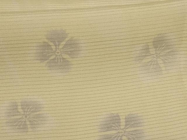 平和屋着物*夏物 小紋 絽 舞花文 暈し染め 正絹 逸品 AABK2640jd