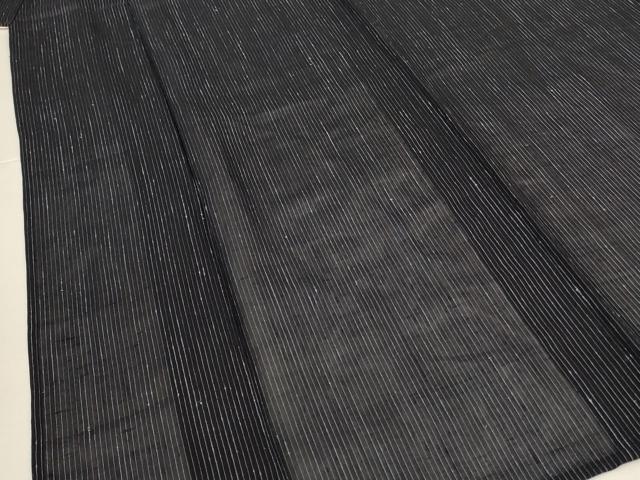 平和屋着物*夏物 紗紬 縞 正絹 逸品 未使用 AABK2650jd