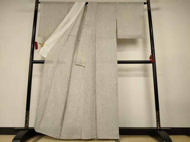 平和屋着物*夏物 小紋 絽 萩 正絹 逸品 AABK2689jd