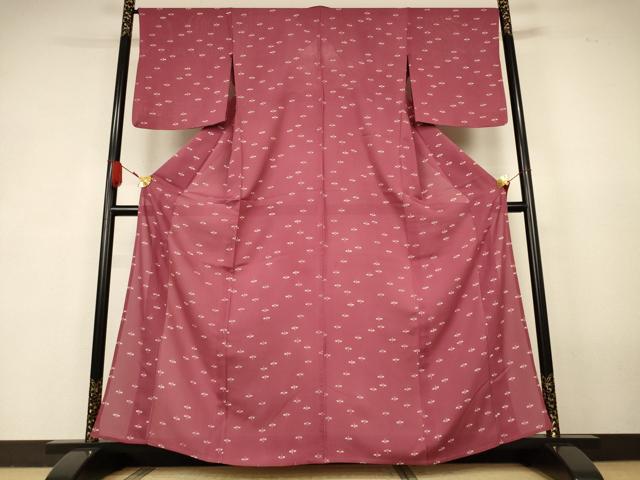 平和屋着物*夏物 小紋 絽 勝虫 正絹 逸品 AABK2700jd
