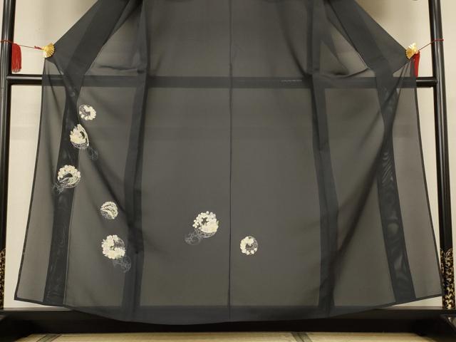 平和屋着物*夏物 訪問着 絽 草花丸文 正絹 逸品 AABK2704jd