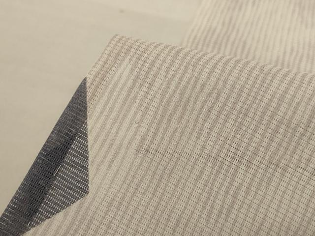 平和屋着物*夏物 小紋 絽 菱文 洗える着物 AABK2718jd