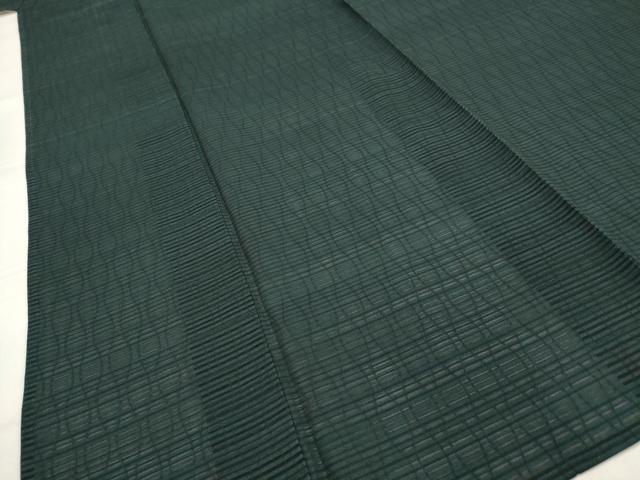 平和屋着物*夏物 色無地 絽 立涌文様 百入茶色 正絹 逸品 AABK2762st