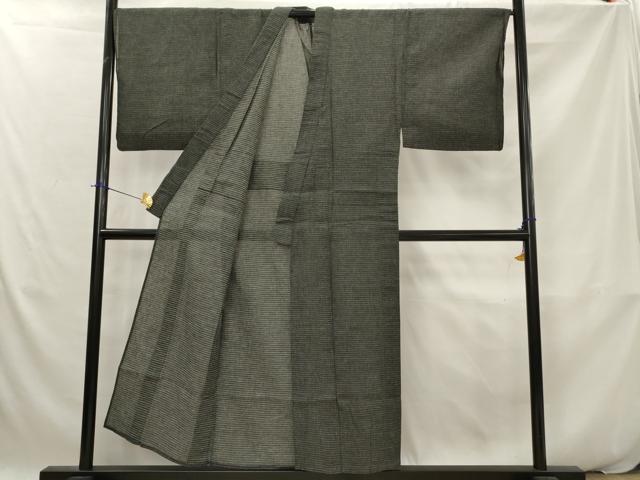 平和屋着物*夏物 男性 小紋 紗 亀甲柄 AABK2781st