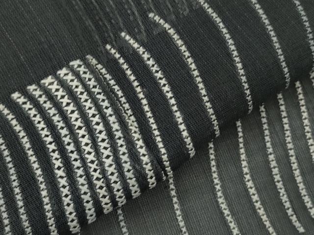 平和屋着物*夏物 訪問着 紗 総刺繍 抽象文様 正絹 逸品 未使用 AABK2789st