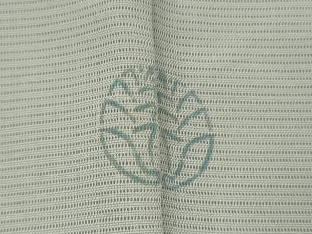 平和屋着物*夏物 訪問着 絽 駒刺繍 草花文 銀彩 正絹 逸品 AABK2790st