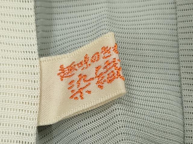 平和屋着物*夏物 訪問着 絽 駒刺繍 草花文 銀彩 正絹 逸品 AABK2790st