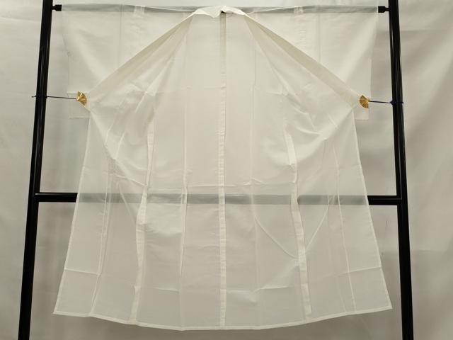 平和屋着物*夏物 長襦袢 絽 白色 洗える着物 AABK2796st