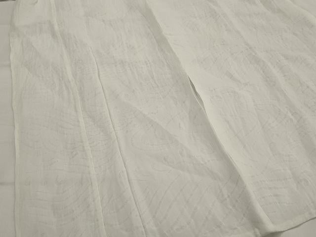 平和屋着物*夏物 長襦袢 流水紋紗 白色 AABK2814st